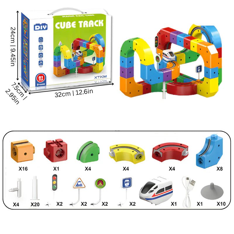 Lively Magnetic Electric Train Track Kit Product Image 08