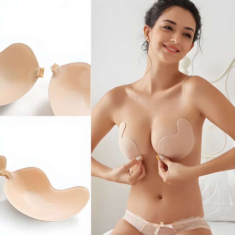 Luma Seamless Adhesive Push Up Bra Product Image 03