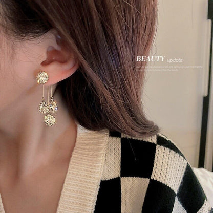 Lumin Bloom Zirconia Hypoallergenic Earrings Product Image 05