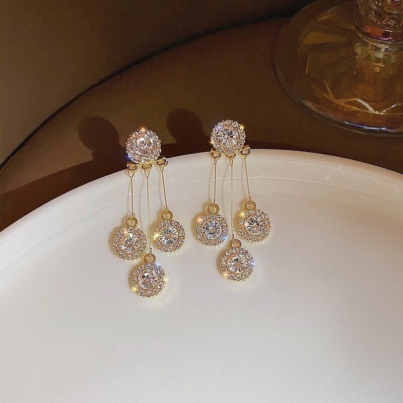 Lumin Bloom Zirconia Hypoallergenic Earrings Product Image 07