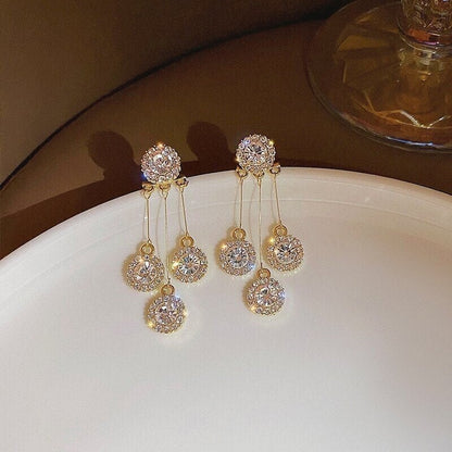 Lumin Bloom Zirconia Hypoallergenic Earrings Product Image 07