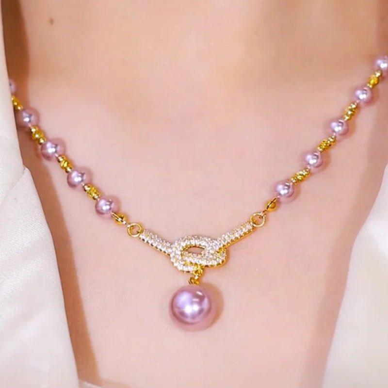 Luminous Pearl Accent Necklace Product Image 04