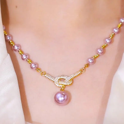 Luminous Pearl Accent Necklace Product Image 04