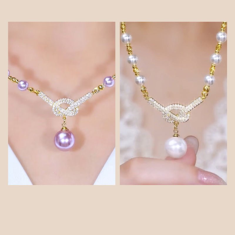 Luminous Pearl Accent Necklace Product Image 09
