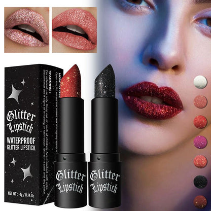 Lunara Matte Waterproof Sparkle Lipstick Product Image 03