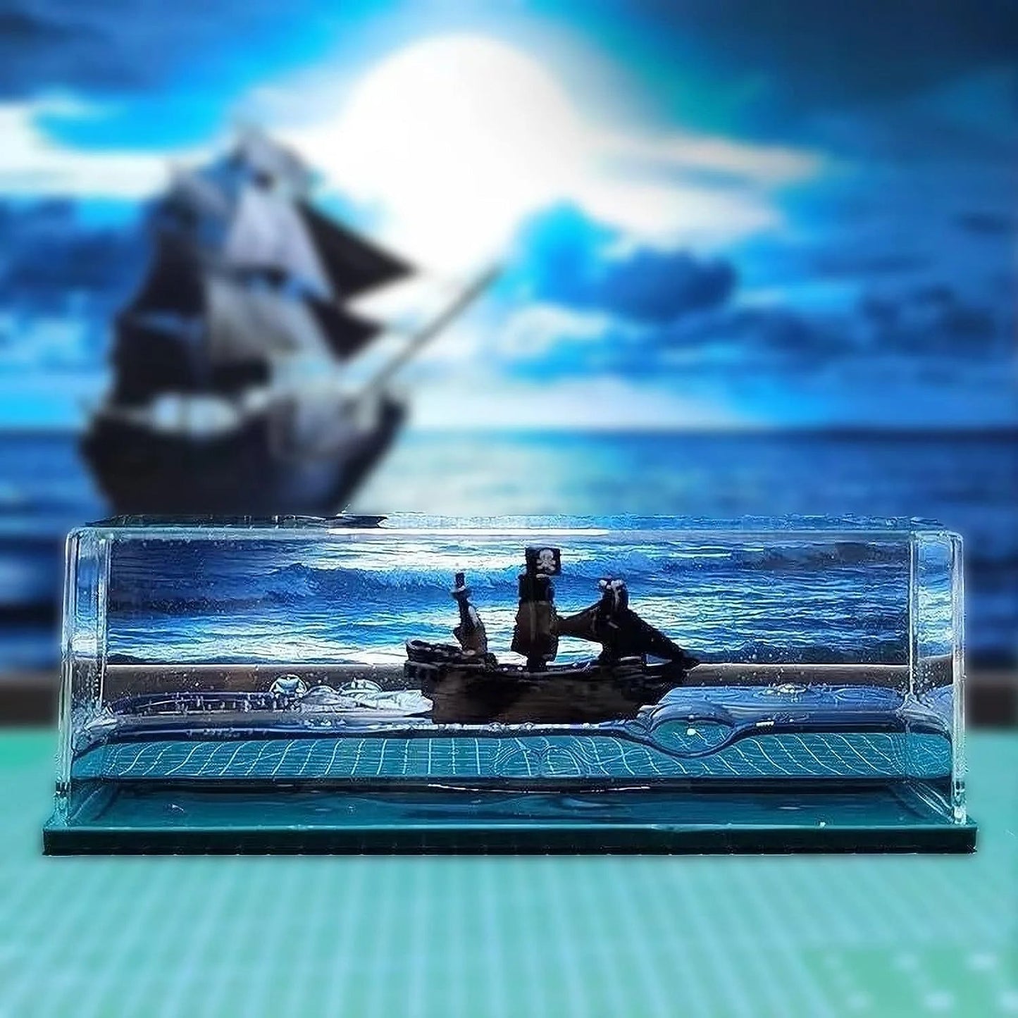 Lunawave Ship Motion Decor Acrylic Desk Accent Product Image 08