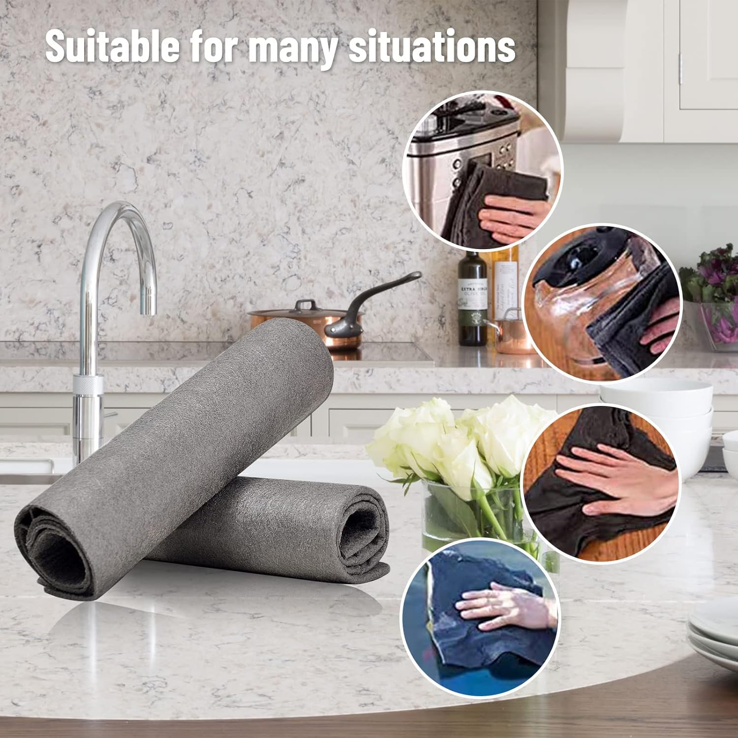 M Clean Microfiber Glass Cloth Product Image 02