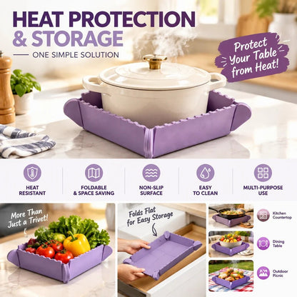 Magnetic Folding Silicone Trivet Product Image 03