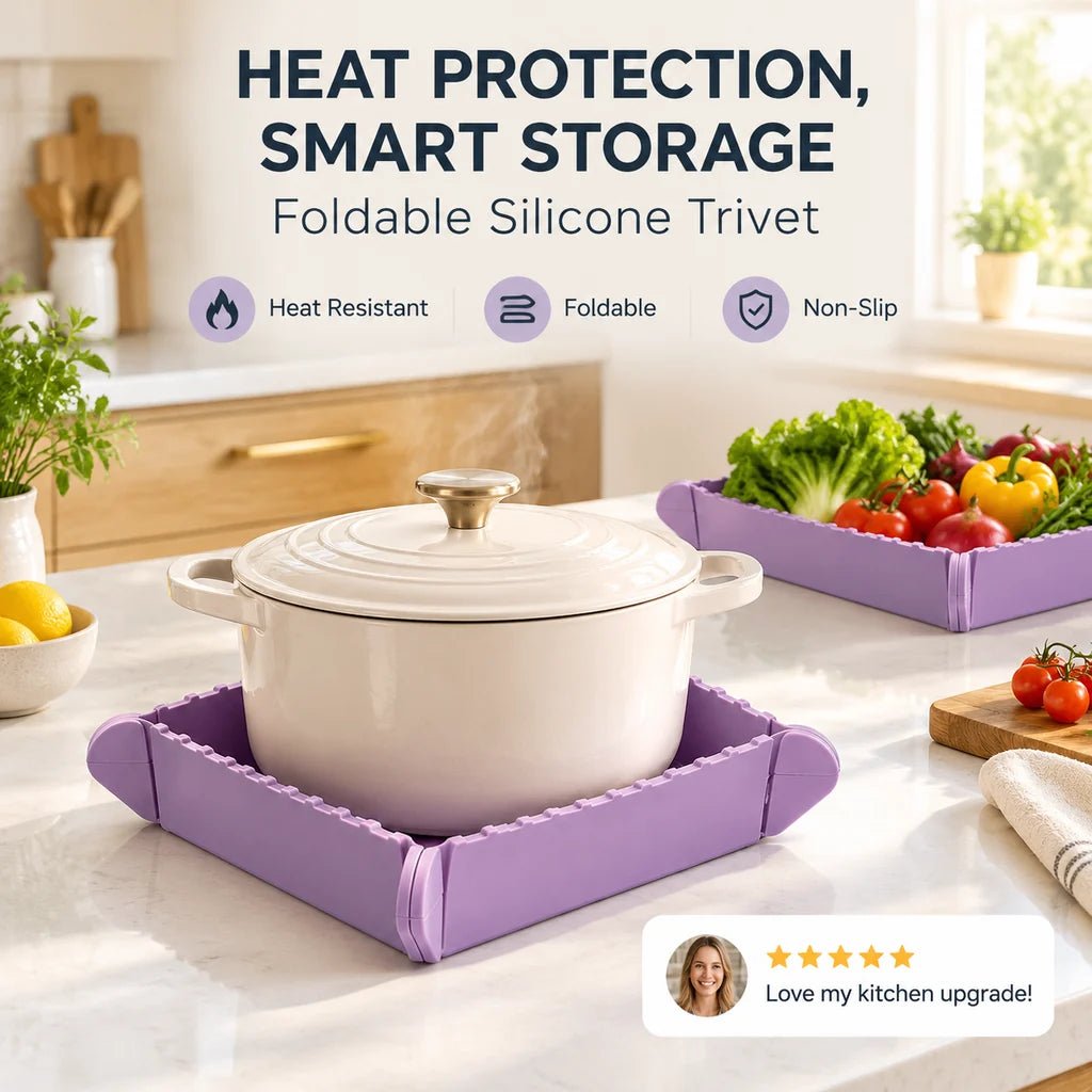 Magnetic Folding Silicone Trivet Product Image 04
