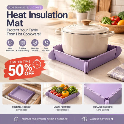 Magnetic Folding Silicone Trivet Product Image 05
