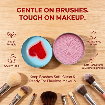 Makeup Brush Cleaning Soap Silicone Scrubber Product Image 05