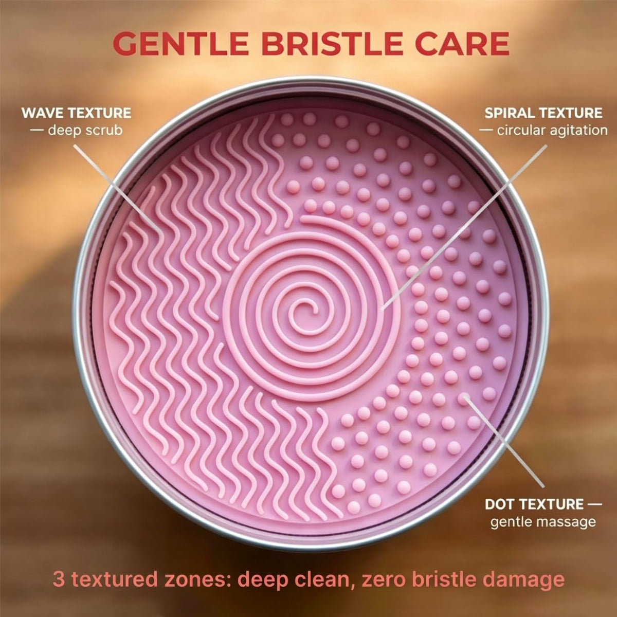 Makeup Brush Cleaning Soap Silicone Scrubber Product Image 06