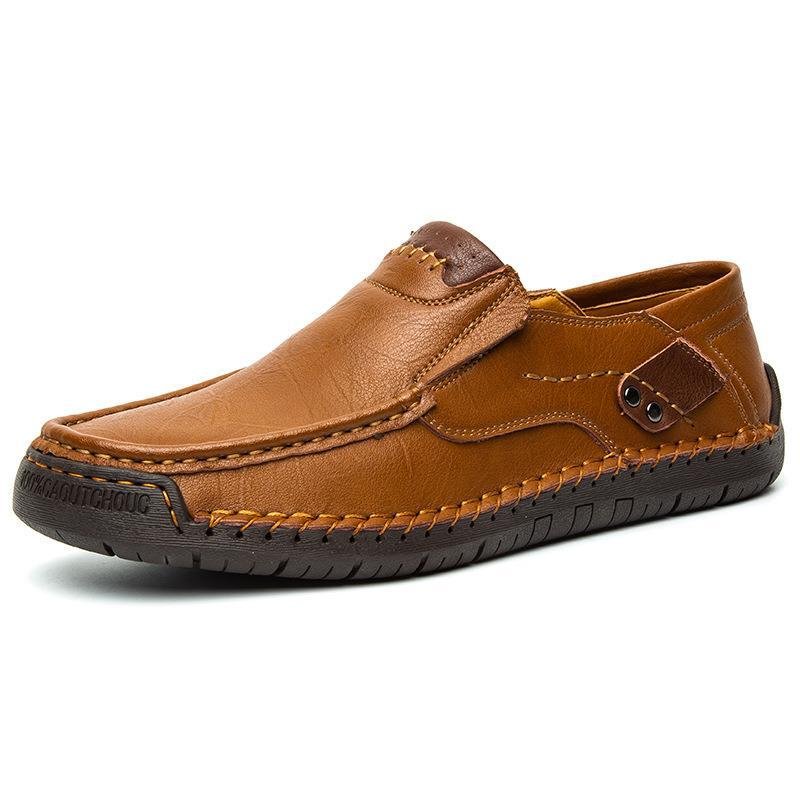 Marden Easy Fit Leather Slip On Shoes Product Image 01