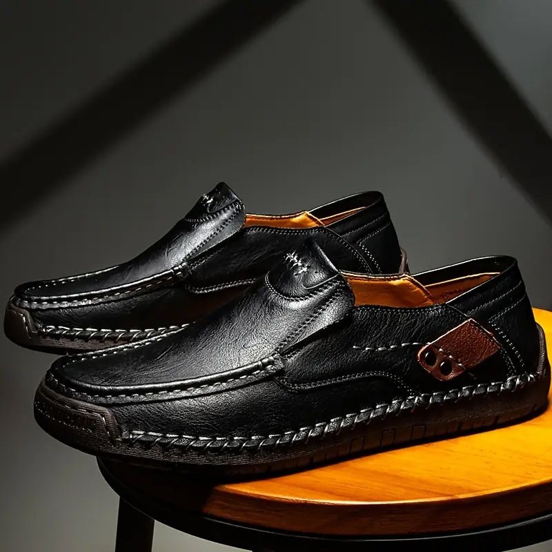 Marden Easy Fit Leather Slip On Shoes Product Image 03