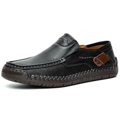 Marden Easy Fit Leather Slip On Shoes Product Image 08