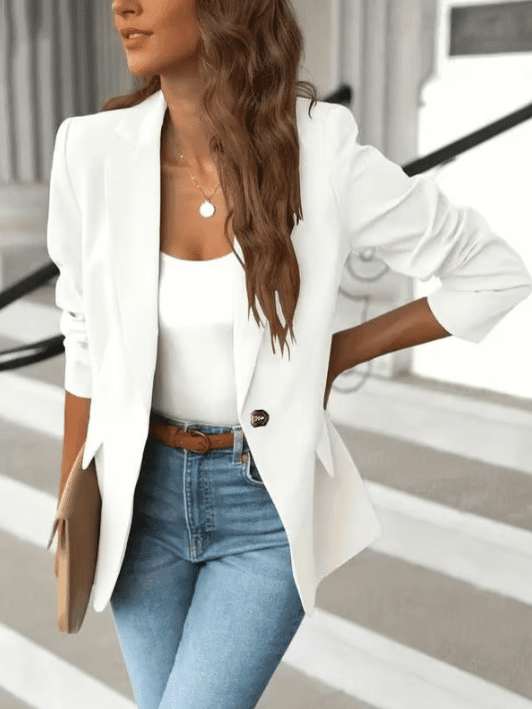 Maren Tailored Stretch Blazer Product Image 01
