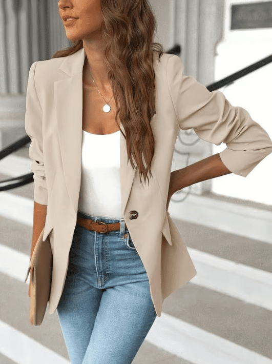 Maren Tailored Stretch Blazer Product Image 03