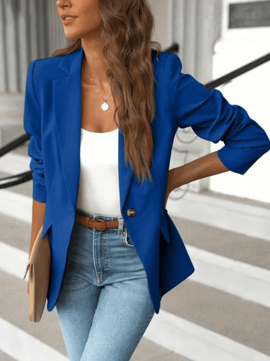 Maren Tailored Stretch Blazer Product Image 04