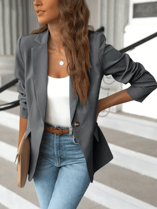 Maren Tailored Stretch Blazer Product Image 05
