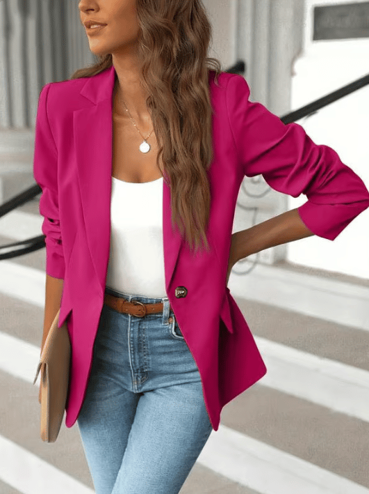 Maren Tailored Stretch Blazer Product Image 06