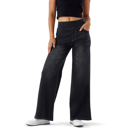 Maris High Stretch Baggy Wide Leg Jeans Product Image 04