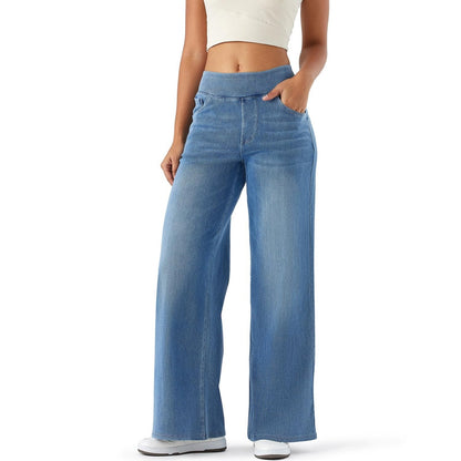 Maris High Stretch Baggy Wide Leg Jeans Product Image 05