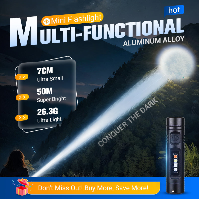 Maven Rechargeable Mini Flashlight Aluminum Edc Light Product Image 02