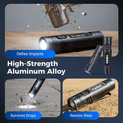 Maven Rechargeable Mini Flashlight Aluminum Edc Light Product Image 05
