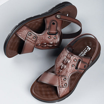Maveral Two In One Leather Beach Sandals Product Image 04