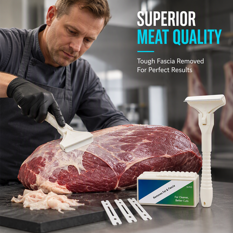 Meat Trimming Scraper Stainless Blades Product Image 02