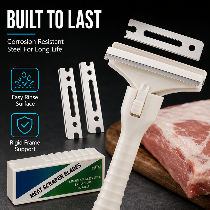 Meat Trimming Scraper Stainless Blades Product Image 03