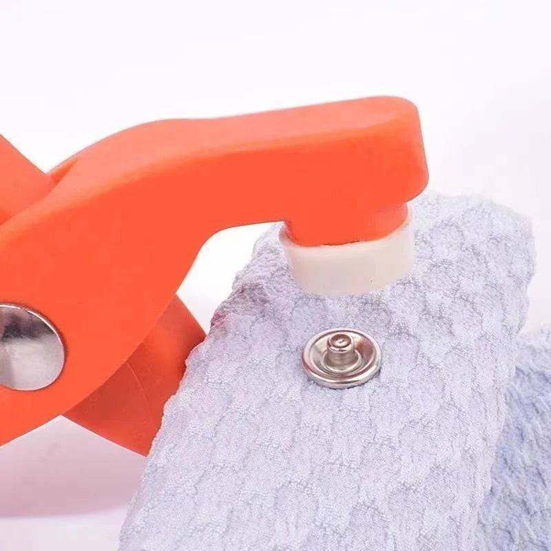 Mender Snap Fastener Pliers Kit Silver Metal Buttons Product Image 04