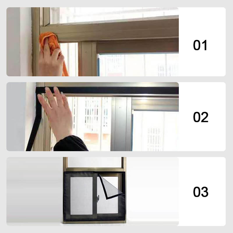 Mesh Window Screen Adhesive Insect Barrier 200X77Cm Product Image 07