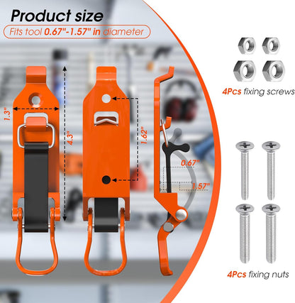 Metal Tool Mount Kit Rubber Clamp Holders Product Image 04