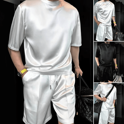 Metro Mens Short Sleeve Lounge Set Product Image 02