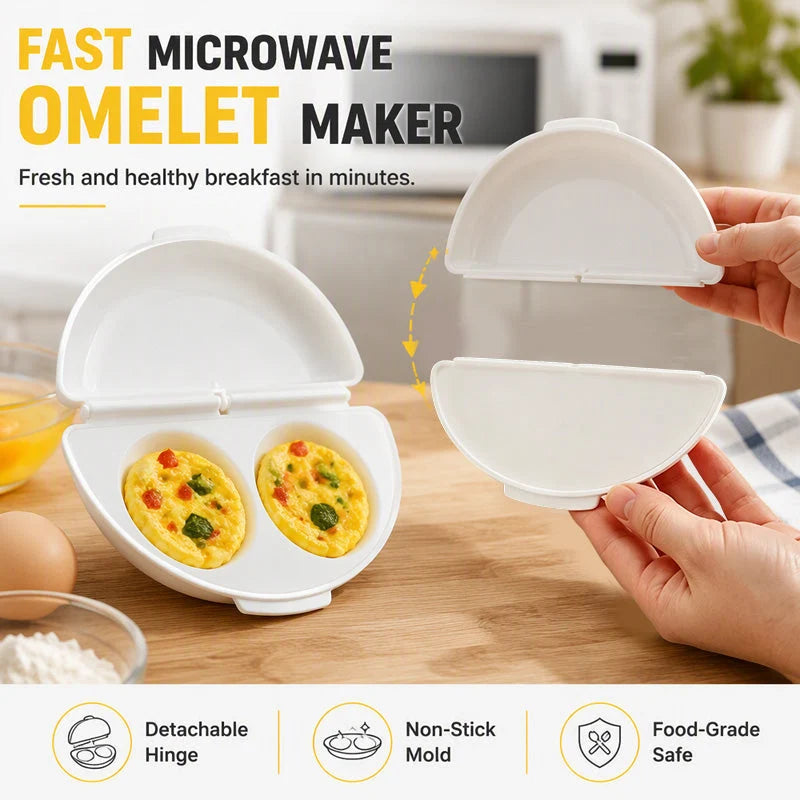 Microwave Egg Cooker Omelet Maker Product Image 01