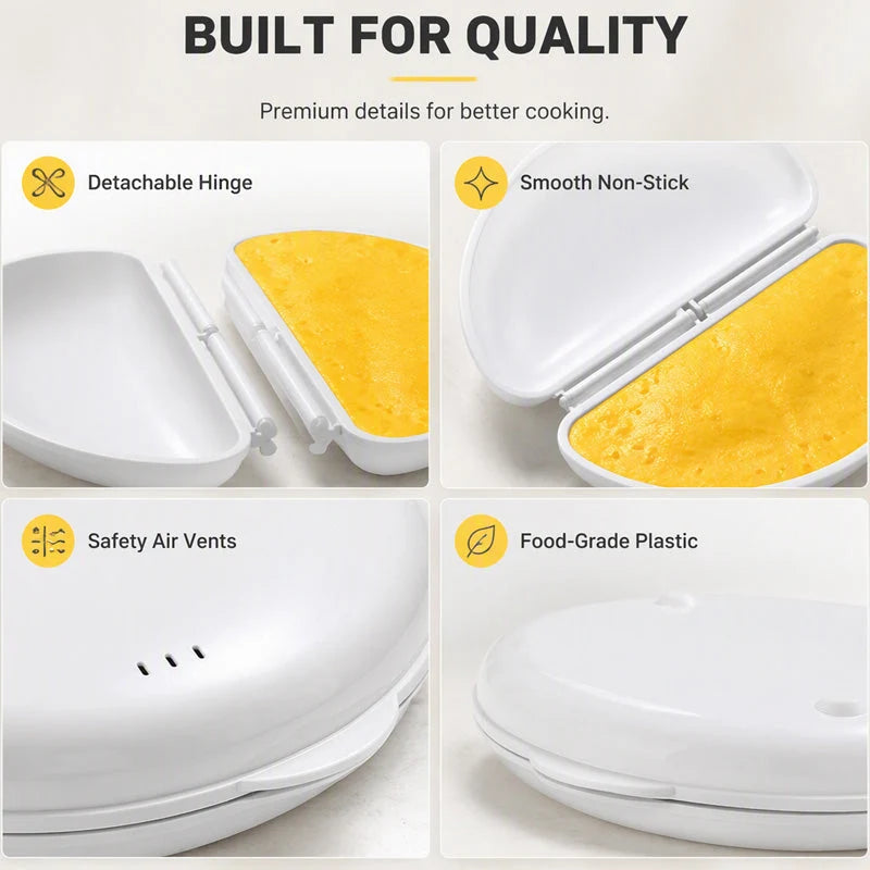Microwave Egg Cooker Omelet Maker Product Image 07