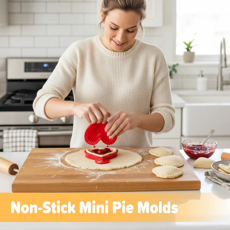 Mini Pie Mold Apple Pumpkin Heart Product Image 02