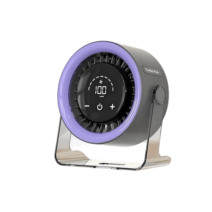Mira Adjustable Mini Desk Fan Touch Display Product Image 01