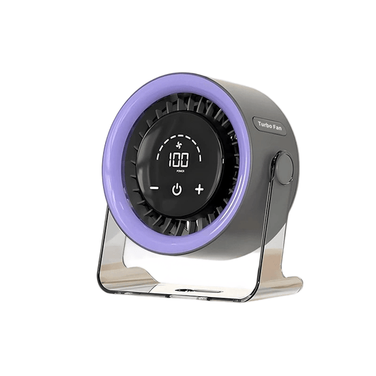 Mira Adjustable Mini Desk Fan Touch Display Product Image 01