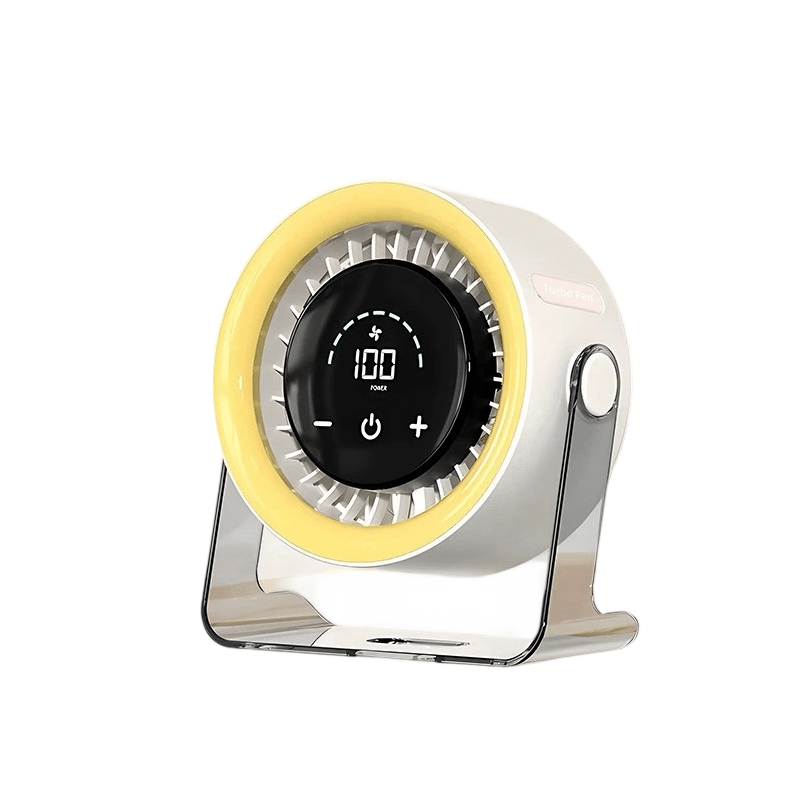Mira Adjustable Mini Desk Fan Touch Display Product Image 11
