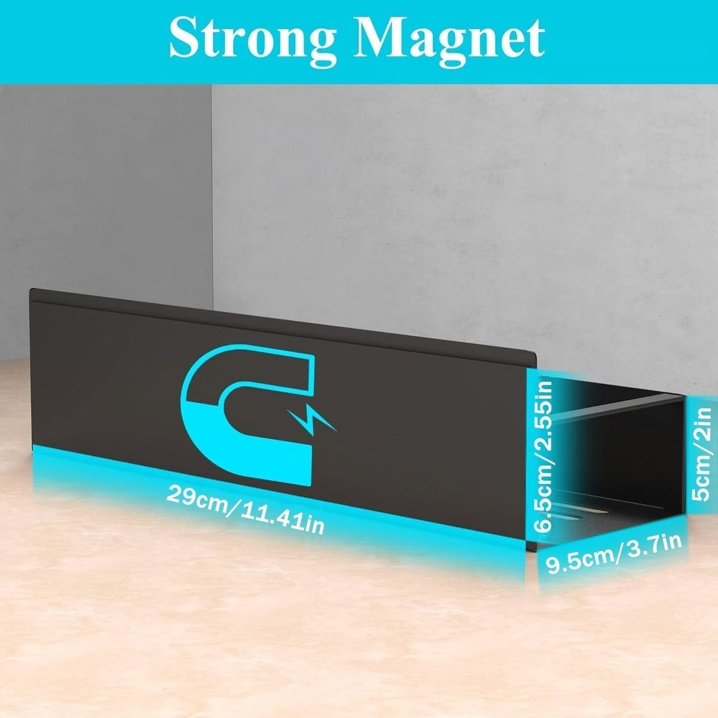 Mira Steel Spice Organizer Fridge Side Rack Product Image 02