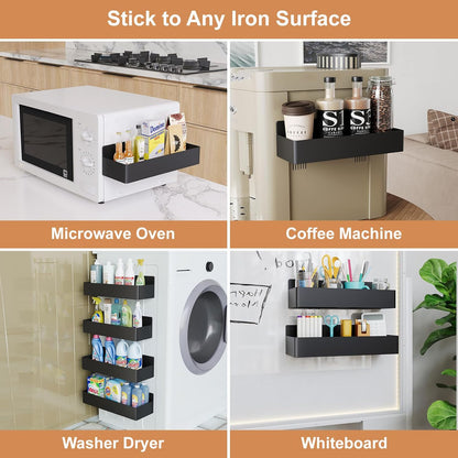 Mira Steel Spice Organizer Fridge Side Rack Product Image 06