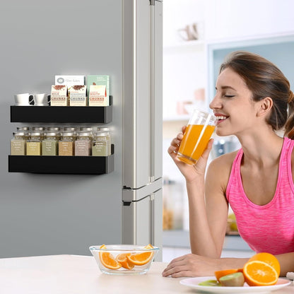 Mira Steel Spice Organizer Fridge Side Rack Product Image 08