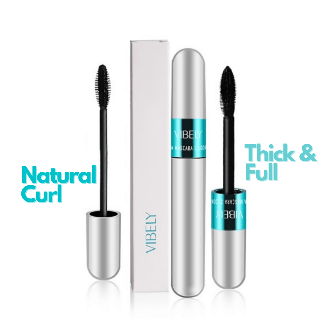 Mira Waterproof Black Silk Fiber Mascara Duo Product Image 03