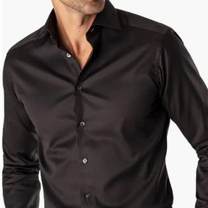 Modern Stretch Dress Shirt Wrinkle Resistant Business Style Product Image 05