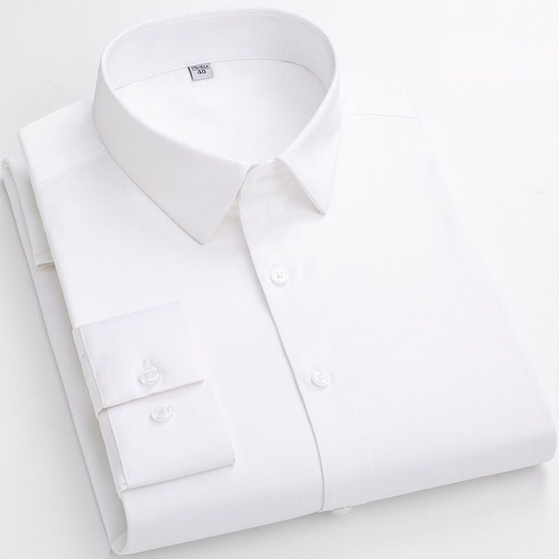 Modern Stretch Dress Shirt Wrinkle Resistant Business Style Product Image 11