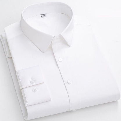 Modern Stretch Dress Shirt Wrinkle Resistant Business Style Product Image 11