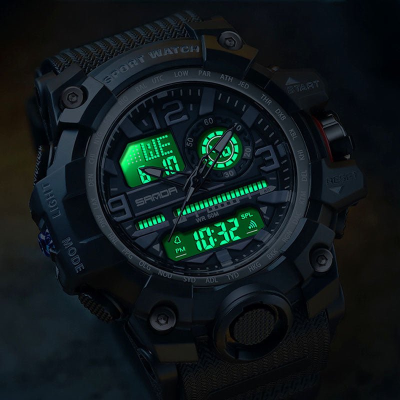 Morrow Mens Water Resistant Multifunction Watch Product Image 04