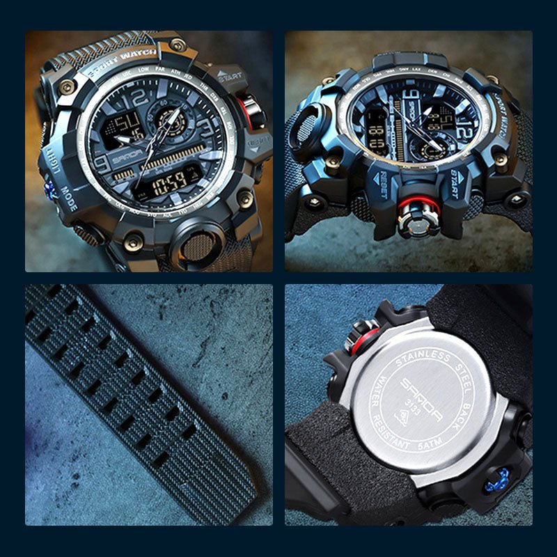 Morrow Mens Water Resistant Multifunction Watch Product Image 06